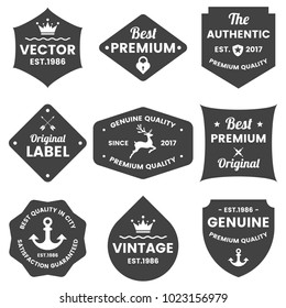 Vintage Retro Vector Logo for banner, poster, flyer