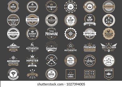 Vintage Retro Vector Logo for banner, poster, flyer