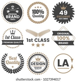 Vintage Retro Vector Logo for banner, poster, flyer