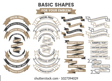 Vintage Retro Vector Logo for banner, poster, flyer