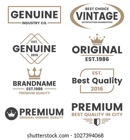 Vintage Retro Vector Logo for banner, poster, flyer