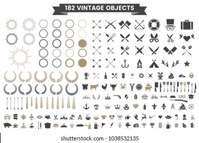 Vintage Retro Vector Logo for banner, poster, flyer