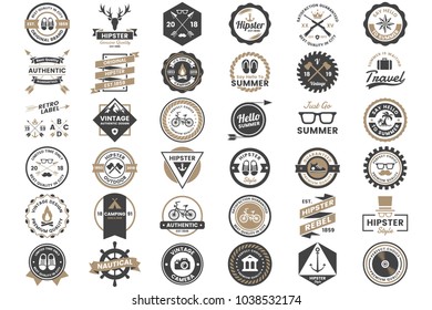 Vintage Retro Vector Logo for banner, poster, flyer
