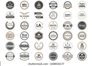 Vintage Retro Vector Logo for banner, poster, flyer