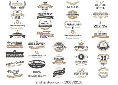 Vintage Retro Vector Logo for banner, poster, flyer