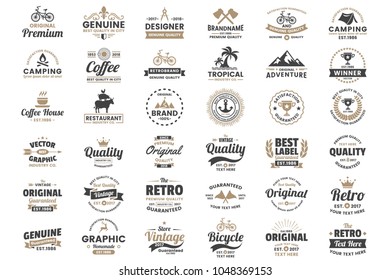 Vintage Retro Vector Logo for banner, poster, flyer