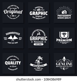 Vintage Retro Vector Logo for banner, poster, flyer