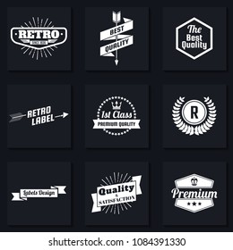 Vintage Retro Vector Logo for banner, poster, flyer