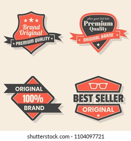 Vintage Retro Vector Logo for banner, poster, flyer