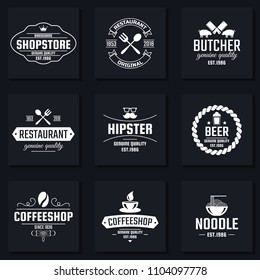 Vintage Retro Vector Logo for banner, poster, flyer