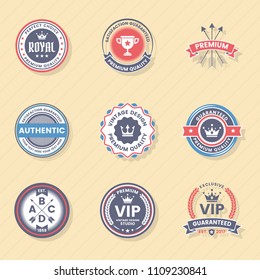 Vintage Retro Vector Logo for banner, poster, flyer