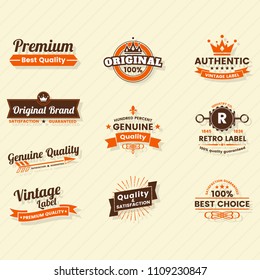 Vintage Retro Vector Logo for banner, poster, flyer