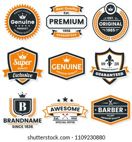Vintage Retro Vector Logo for banner, poster, flyer