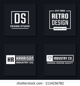 Vintage Retro Vector Logo for banner, poster, flyer