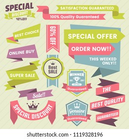 Vintage Retro Vector Logo for banner, poster, flyer