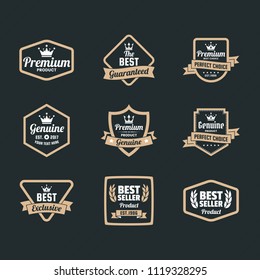 Vintage Retro Vector Logo for banner, poster, flyer