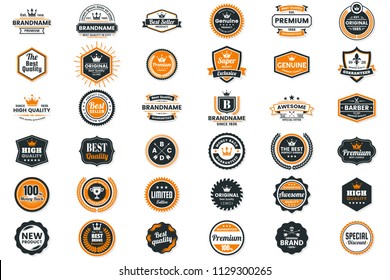 Vintage Retro Vector Logo for banner, poster, flyer