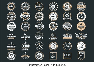 Vintage Retro Vector Logo for banner, poster, flyer