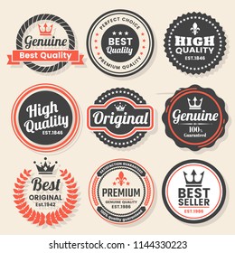 Vintage Retro Vector Logo for banner, poster, flyer