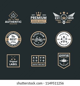 Vintage Retro Vector Logo for banner, poster, flyer