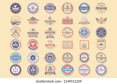 Vintage Retro Vector Logo for banner, poster, flyer
