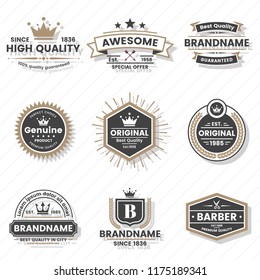 Vintage Retro Vector Logo for banner, poster, flyer