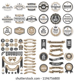 Vintage Retro Vector Logo For Banner, Poster, Flyer