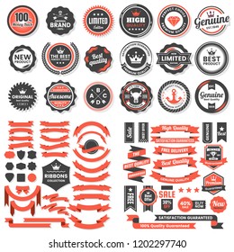 Vintage Retro Vector Logo for banner, poster, flyer