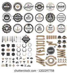 Vintage Retro Vector Logo for banner, poster, flyer
