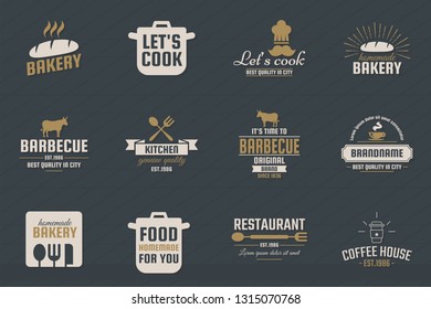 Vintage Retro Vector Logo for banner, poster, flyer