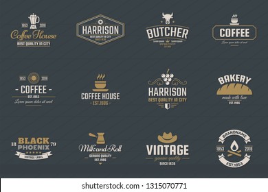 Vintage Retro Vector Logo for banner, poster, flyer