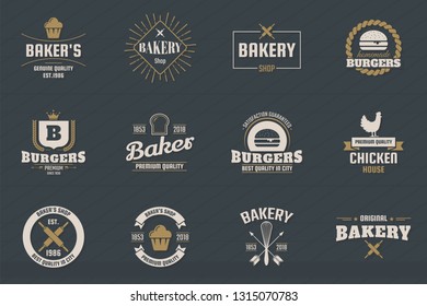 Vintage Retro Vector Logo for banner, poster, flyer