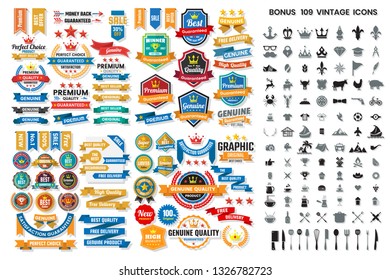 Vintage Retro Vector Logo for banner, poster, flyer