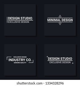 Vintage Retro Vector Logo for banner, poster, flyer