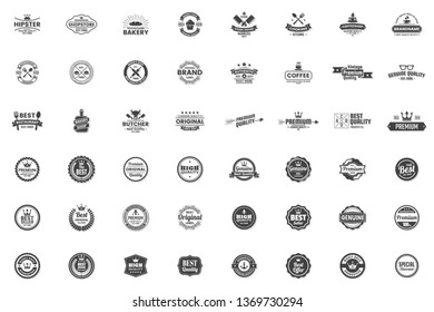 Vintage Retro Vector Logo for banner, poster, flyer