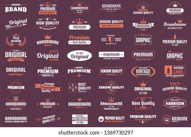 Vintage Retro Vector Logo for banner, poster, flyer