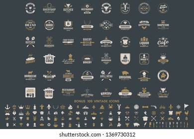 Vintage Retro Vector Logo for banner, poster, flyer