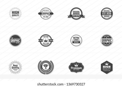 Vintage Retro Vector Logo for banner, poster, flyer