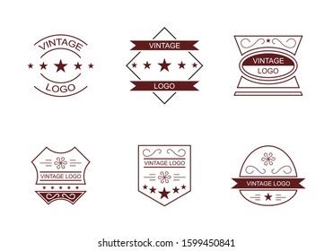 Vintage Retro Vector Logo for banner, poster, flyer