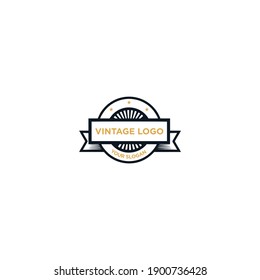 Vintage Retro Vector Logo for banner, poster, flyer