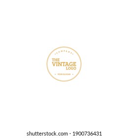 Logotipo de vectores retro vintage para banner, afiche, volante