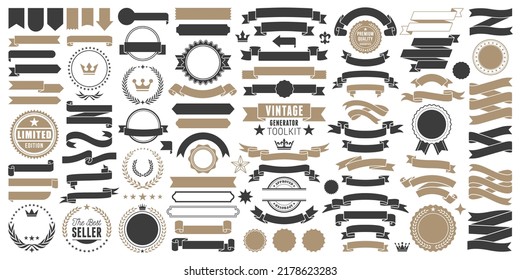 Vintage Retro Vector Logo for banner, poster, flyer