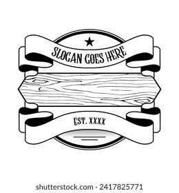 Vintage Retro Vector Logo for banner, poster, flyer