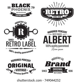 Vintage Retro Vector Logo for banner, poster, flyer