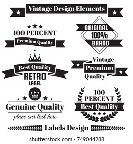 Vintage Retro Vector Logo for banner, poster, flyer