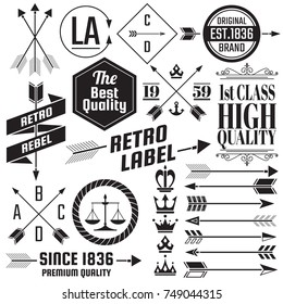 Vintage Retro Vector Logo for banner, poster, flyer