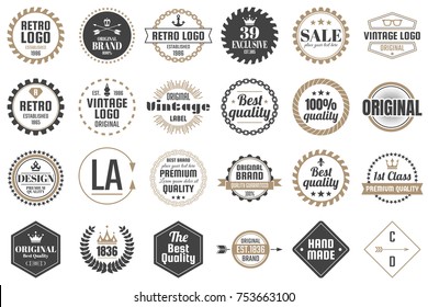 Vintage Retro Vector Logo for banner, poster, flyer