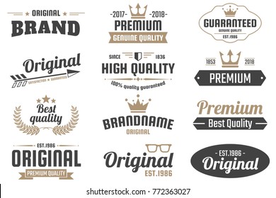 Vintage Retro Vector Logo for banner, poster, flyer