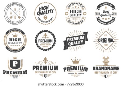 Vintage Retro Vector Logo for banner, poster, flyer
