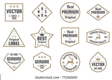 Vintage Retro Vector Logo for banner, poster, flyer